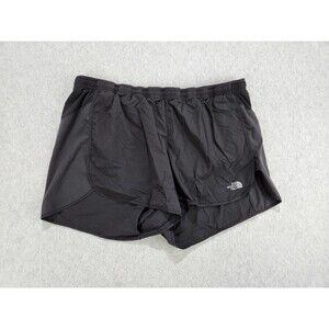 North Face Flight Series Shorts‎ Women XL Black Lined Waistband Running Workout